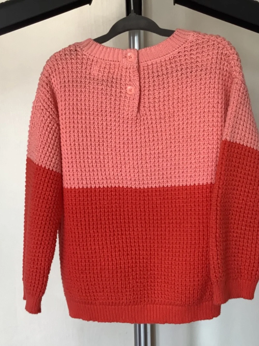 NWT Gymboree Baby Girls Colorful Striped Peach Knit Sweater Size 2T